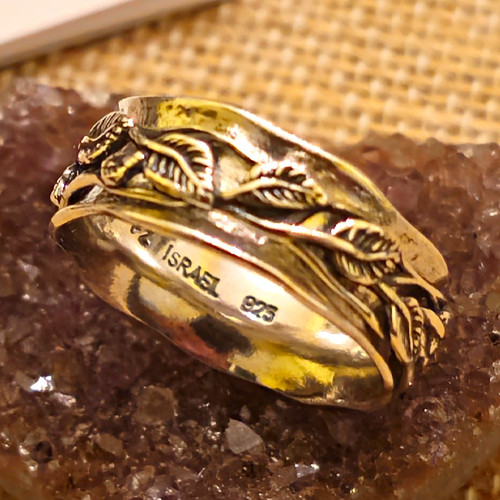 Paz sterling silver leaf - paz,